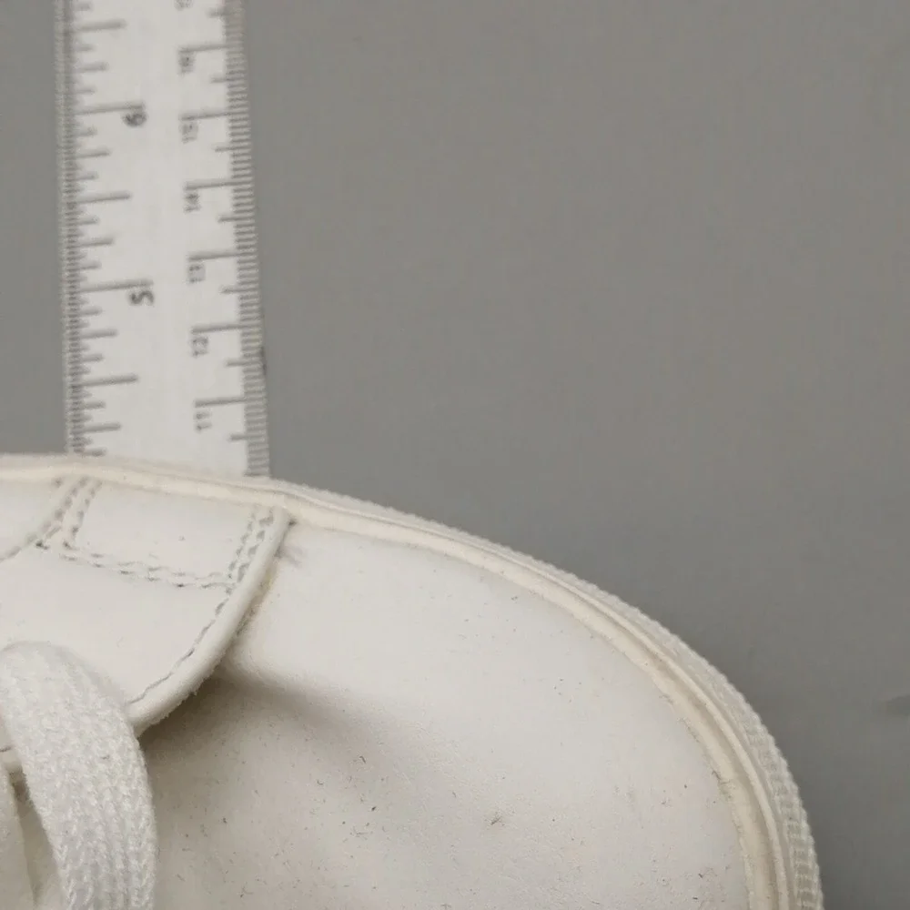 Soda Shoes Womens White 9 Platform Sneaker Faux Leather Walking Comfort‎